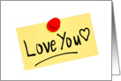 Happy Valentine’s Day with I love you card