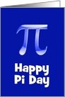 Happy Pi Day card