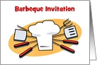 Barbecue Invitation custom card barbecue BBQ party invitation card