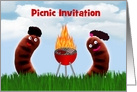 Picnic Invitation custom card party invitation card