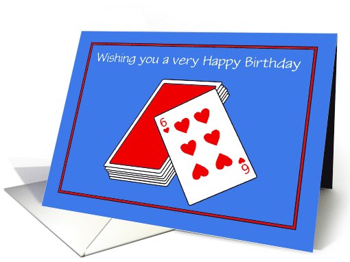 Happy Birthday bridge card game playing card (1103226)