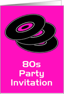 80s themed party invitation 80s party back to the 80s card