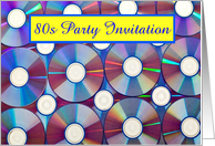 80s themed party invitation 80s party back to the 80s card