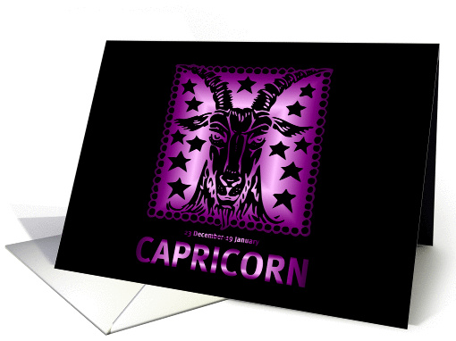 Birthday - Capricorn
 card (207140)