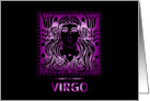 Birthday - Virgo card