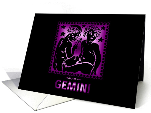 Birthday - Gemini
 card (207152)