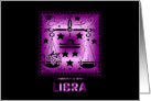 Birthday - Libra card