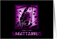 Birthday - Sagittarius card