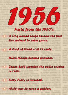 1956 FUN FACTS -...