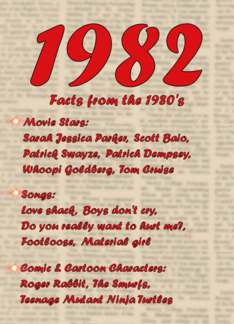 1982 Fun Facts -...