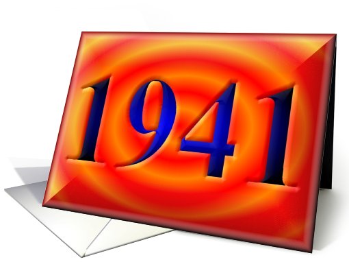 1941 - BIRTHDAY
 card (463340)