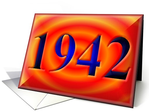1942 - BIRTHDAY
 card (463341)