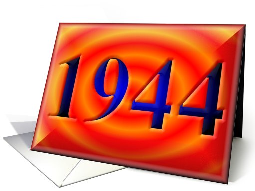 1944 - BIRTHDAY
 card (463343)