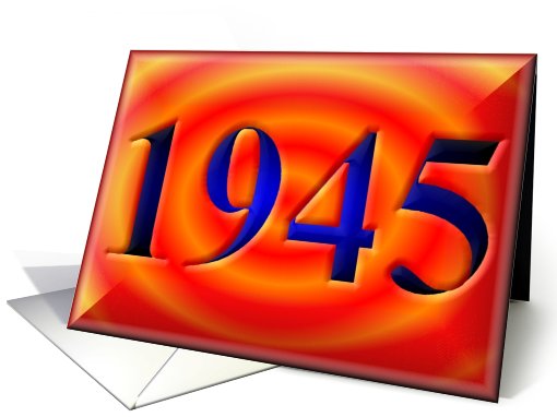 1945 - BIRTHDAY
 card (463345)