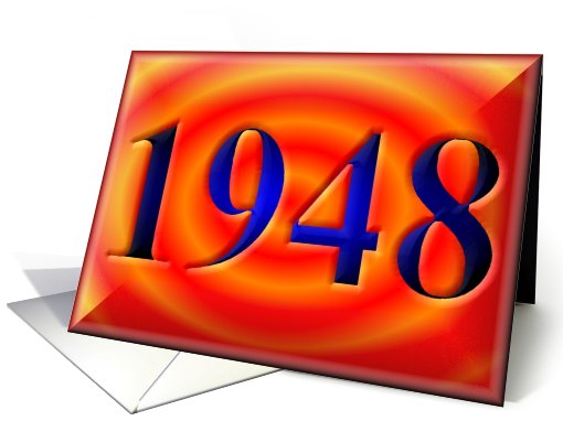 1948 - BIRTHDAY
 card (463347)