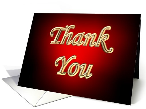 THANK YOU card (468646)