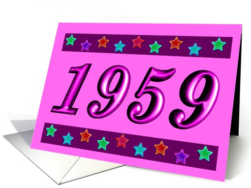 1959 - BIRTHDAY
 card (484273)