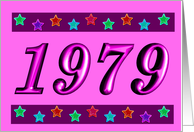 1979 - BIRTHDAY card
