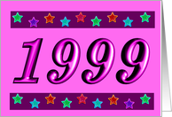 1999 - BIRTHDAY card