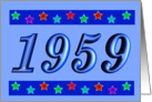 1959 - BIRTHDAY card