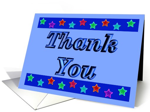 THANK YOU card (484805)