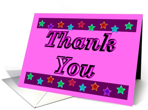 THANK YOU card (484806)