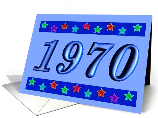 1970 - BIRTHDAY
 card (484818)