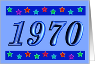 1970 - BIRTHDAY card