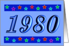 1980 - BIRTHDAY card
