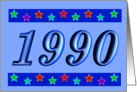 1990 - BIRTHDAY card