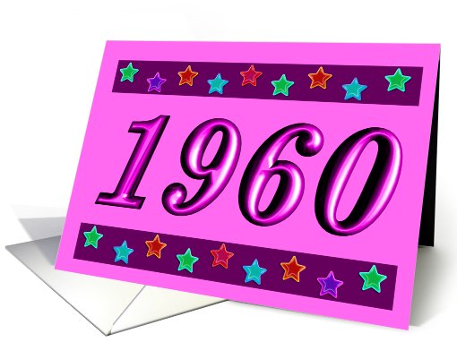 1960 - BIRTHDAY
 card (484834)