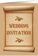 Wedding Invitation Love Hearts card