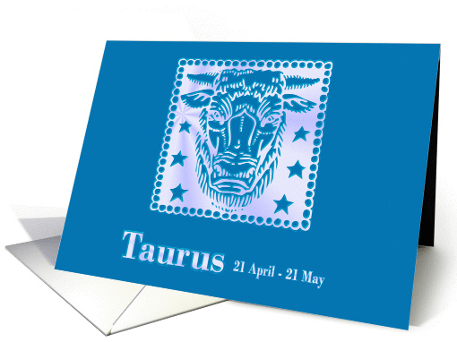 Taurus April May Birthday card (610181)