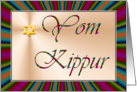 Yom Kippur, Day of Atonement, Star of David card