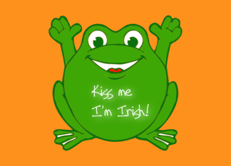 Happy St. Patrick's Day Kiss me I'm Irish Saint Patricks Day St. Paddy