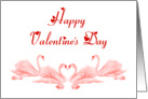 Happy Valentine’s Day St. Valentine Saint Valentine Love swans card