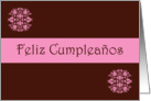 Feliz Cumpleaos Happy Birthday Spanish Birthday card