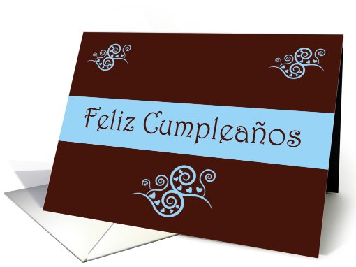 Feliz Cumpleaos Happy Birthday Spanish Birthday card (829625)