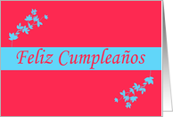 Feliz Cumpleaos Happy Birthday Spanish Birthday card
