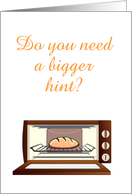 Bun In The Oven Baby Shower Invitation funny humorous card