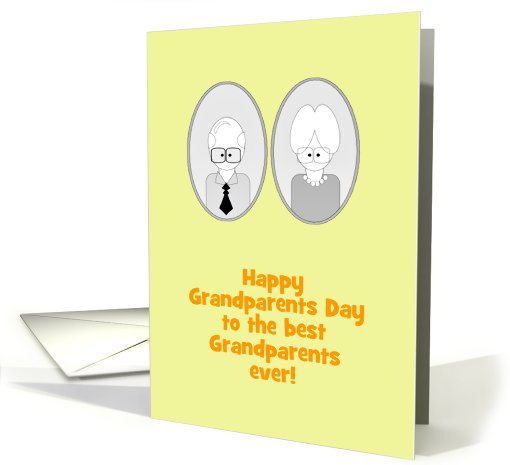 Happy Grandparents Day with Grandma and Grandpa card (895414)