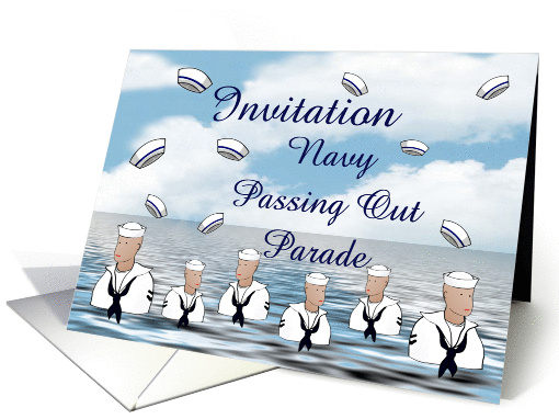 Navy Passing Out Parade Invitation card (917431)