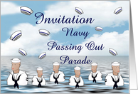 Navy Passing Out Parade Invitation card