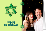 Happy Tu B’Shvat custom card Jewish Holiday photo card