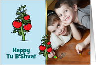 Happy Tu B’Shvat custom card Jewish Holiday photo card