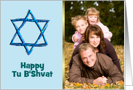 Happy Tu B’Shvat custom card Jewish Holiday photo card