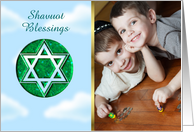 Shavuot custom card Jewish New Year Holiday Shavuot photo card