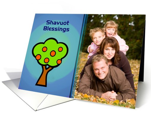 Shavuot custom card Jewish New Year Holiday Shavuot photo card