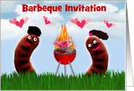 Barbecue Invitation custom card barbecue BBQ party invitation card