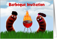 Barbecue Invitation custom card barbecue BBQ party invitation card